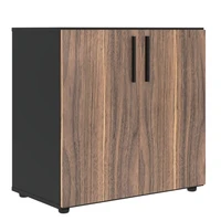 Шкаф низкий VELION VENEER VRLCS 80.1, американский орех/яшма черный, 800х430х781 мм 1350681878