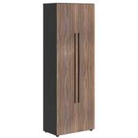 Гардероб VELION VENEER VRWCS 80.1, американский орех/яшма черный, 800х430х2253 мм 472568075