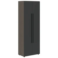 Шкаф высокий широкий VELION VHCS 80.1, яшма черный/дуб сильвер, 800х430х2253 мм 1975608267