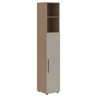 Шкаф-стеллаж узкий VELION VHCS 40.6, аметист/кобра, 400х430х2253 мм 819732960