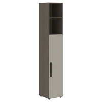 Шкаф-стеллаж узкий VELION VHCS 40.6, аметист/дуб сильвер , 400х430х2253 мм 598506389