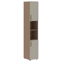 Шкаф-стеллаж узкий VELION VHCS 40.4, аметист/кобра, 400х430х2253 мм 1683189843