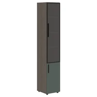 Шкаф комбинированный высокий VELION VHCS 40.2(R), нефрит/дуб сильвер, 400х430х2253 мм 1078967862