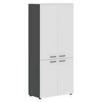 Шкаф высокий JAY JHC 85.3, ясень белый/белый/антрацит, 856х452х1949 мм 157824374
