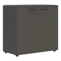 Шкаф низкий JAY JLC 85.1, орех мокко/мокко/антрацит, 856х452х814 мм 2048218168