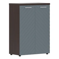 Шкаф средний TORR LUX TLMC 85.1, серо-голубой/венге магия z, 856х450х1203 мм 957401895