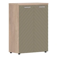 Шкаф средний TORR LUX TLMC 85.1, капучино/дуб каньон z, 856х450х1203 мм 1968166399