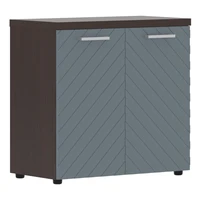 Шкаф низкий TORR LUX TLLC 85.1, серо-голубой/венге магия z, 856х450х833 мм 1839868457