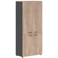 Шкаф высокий JAY JHC 85.3, дуб каньон/антрацит, 856х452х1949 мм 1051787821