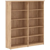 Стеллаж высокий RAUT RHC 180, дуб бофорд, 1808х466х2023 мм 1470989278