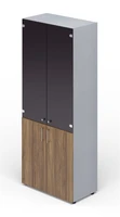 Шкаф комбинированный MAHIA, орех/титан 1078422410