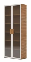 Шкаф комбинированный KYU, зебрано/стекло 726229142