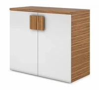 Шкаф-греденция KYU 90х42 см, зебрано/белый глянец 972719958