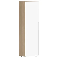 Гардероб KANON СП-064-25-12(L), белый глянец/дуб натуральный, 600х450х2010 мм 2042905450