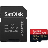 Карта памяти SanDisk Extreme Pro 512Gb microSDXC Class 10 UHS-I U3 V30 A2 460854675