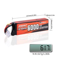 Аккумулятор Sunpadow 4s 6000мАч 14.8в 1277385412