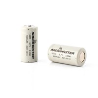 Комплект аккумуляторов RadioMaster 900мАч 3,7В Li-ion 18350 для аппаратуры Zorro (2шт) 302545662
