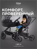 Коляска 2 в 1 Mowbaby Opus Midnight black 1132144483