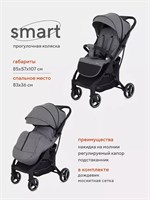 Коляска прогулочная Mowbaby Smart 2023 Grey 1187509768