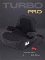 Автокресло Rant Turbo Pro Isofix 3 (22-36 кг) Black 1957499302