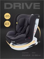 Автокресло Rant Drive Isofix 0/1/2/3 (0-36 кг) Grey 1312285644