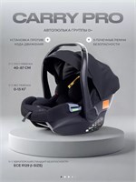 Автокресло Rant Carry Pro (40-87 см) Black 554449945