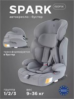 Автокресло Rant Basic Spark Next Isofix группа 1/2/3 (9-36 кг) Grey 311483136