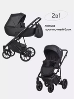 Коляска 2 в 1 Riko Basic Leon 04 Black 487038615