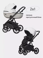 Коляска 2 в 1 Riko Basic Montana Ecco 32 White-Light Silver 812998886