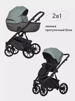 Коляска 2 в 1 Riko Basic Montana Ecco 30 Green-Grey 1580640095
