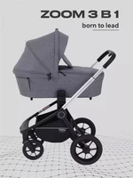 Коляска 3 в 1 Mowbaby Zoom Silver 2025 grey 266991754