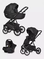 Коляска 3 в 1 Riko Basic Montana Ecco 12 black 1170335636