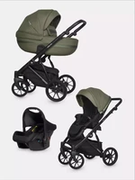 Коляска 3 в 1 Riko Basic Delta Ecco 13 Olive 1890772806