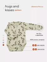 Боди Rant Hugs and kisses Pattern green 6473/6773 852726908