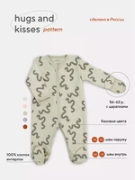 Комбинезон Rant Hugs and kisses Pattern green 1173/1673 838654184
