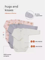 Набор боди Rant Hugs and kisses Три-О Girls 445242028