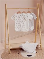 Боди Mowbaby Birds с коротким рукавом (3 шт.) milk арт. 6282 754324675