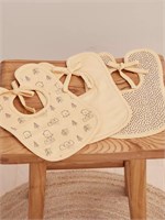 Нагрудник Mowbaby Birds (3 шт.) yellow арт. 0182 319261910