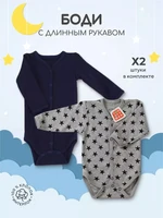 Боди 2 шт. Топотушки Звездопад арт. 6429/6729 1426592014