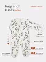 Комбинезон Rant Hugs and kisses Pattern beige 1173/1673 1381189054