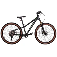 Велосипед 26" ACID Pro R-Six Black-flat/Neon-green Oil Fork (groupsets Shimano Deore) 166701750
