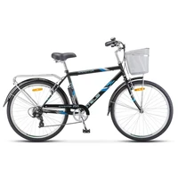 Велосипед Stels Navigator 26" 250 Gent Z010 Серый (с корзиной) (LU089100) 1109450793
