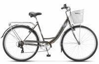 Велосипед Stels Navigator 28' 395 V Z010 Золотисто-серый металлик (с корзиной) (LU089103) 1132628944