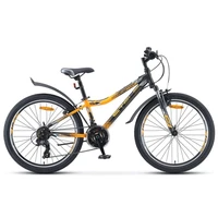 Велосипед Stels Navigator 24' 410 V 21 sp V010 Чёрный/Жёлтый (LU091557) 1272326711