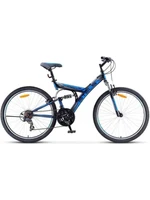 Велосипед Stels Focus 26' V 18 sp V030 Темно-синий/Синий (LU086305) 1980574953
