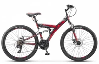Велосипед Stels Focus 26' MD 21 sp V010 Чёрный/Красный (LU088523) 984749163