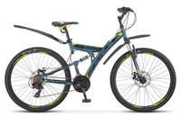 Велосипед Stels Focus 27,5' MD 21 sp V010 Серый/Желтый (LU089832) 1734559561