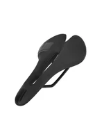 Седло вело ZEUS Z-S20 Road 280*138mm,рельсы сталь,анатомическое,черное,305гр 491551866