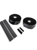Обмотка руля M-WAVE корковая+крепеж+заглушки на руль 200x3 см, антискольз., черный (5-410831) 222136464