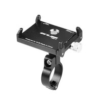 Держатель для смартфона GUB PRO1 алюм.фрезер. на руль 22,2-31,8х55-100мм,черный.(09-300170) 188493013